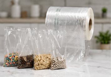 Bolsa en rollo natural de baja densidad biodegradable